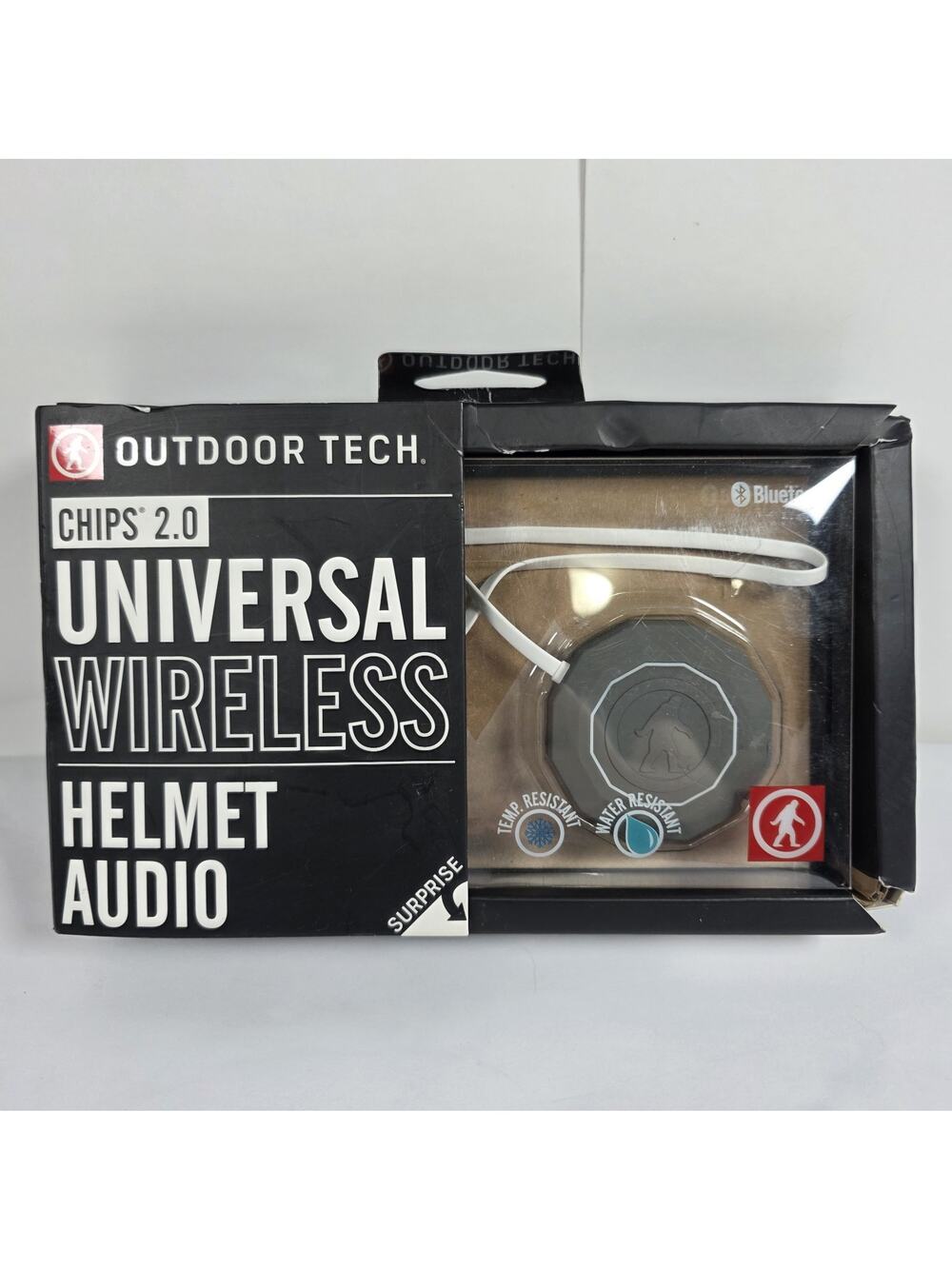 Outdoor Tech Chips 2.0 Universal Wireless Bluetooth Helmet Audio + Walkie-Talkie